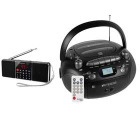 F9263b-f9222a Retekess Tr630 Cd/cassette Player Am/fm Radio Tr602 Bluetooth Speaker Digital Us