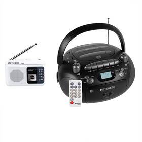 F9263b-f9230b Retekess Tr630 Cd/cassette Tape Player Am/fm Radio Tr606 Recorder Walking Gift