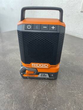 R84088 Ridgid 18v Bluetooth Cordless Speaker
