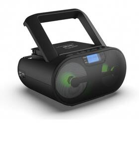 Cdb-237bt Riptunes Portable Am/fm Boombox Bluetooth Mp3 Usb Micro-sd Aux Black Cd-nw