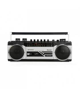 Racr-400s Riptunes Retro Am/fm/sw Radio Cassette Boombox With Bluetooth And Usb/sd Card