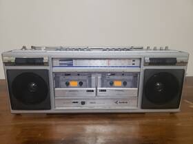 Kc-1180 Robin Vintage Double Cassette/radio Boom Box Tested