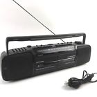 Rp-7780a Rca Vintage Stereo Radio Dual Cassette Recorder Boom Box Portable