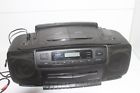 Rp-7991a Rca Portable Boombox With Dual Cd And Cassette