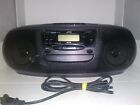 Rc-qs11 Rs-qs11 Jvc Portable Stereo Boombox Cassette Tape Cd Player Works