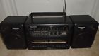 Rx-ct820 Panasonic Vintage Retro Stereo Dual Cassette Tape Boombox Ghettoblaster