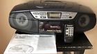 Rx-ds27 Panasonic Super Nice Stereo Cd Cassette Boombox Portable Radio Tested