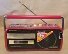 Rx-m50m3 Panasonic Shortwave Radio Am Fm Cassette Recorder Red
