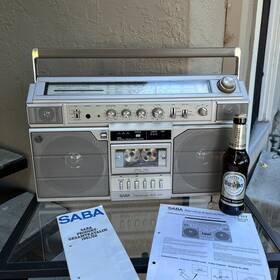 Rcr-426 Saba Rcr426 Transeuropa Vintage Boombox Ghettoblaster Stereo Cassette Player
