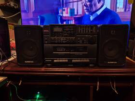 Pcd-800l Samsung Compact Disc Player Stereo Radio Double Cassette