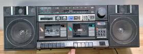 Pd-50 Samsung Portable Stereo Radio Cassette Recorder Boombox Read