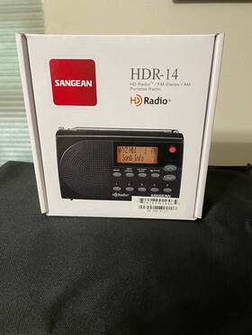 Snghdr14 Sangean Hd Radio/fm Stereo/am Portable Radio Hdr-14 Tested Works