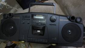 Prc-d380 Sansui Vintage 1995 Am/fm Cd Cassette Boombox Portable Radio