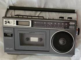 M1950af Sanyo 1950af Vtg Radio Cassette Recorder -as Is Parts Fix