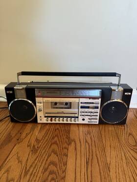 7880k Sanyo M Boom Box Radio Works Vintage