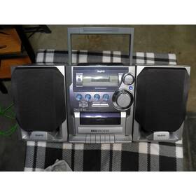 Cwm-480 Sanyo Cwm480 Stereo Cd Tape Am/fm Radio Speaker System - Tested