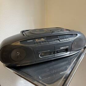 20240717 Sanyo I.5 C/20240717/cb.17 Mcd-z2 Cassette Am/fm Radio Cd Player Vintage Boombox Works