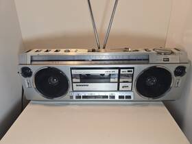 M-m7950 Sanyo Boombox Stereo Cassette Recorder Ghetto Blaster Radio Portable
