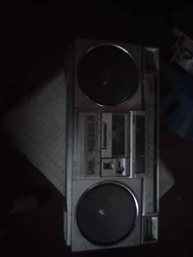 M-x820k Sanyo Vintage Boombox Ghettoblaster Stereo Radio Cassette Recorder