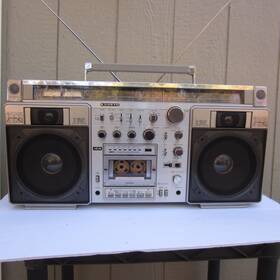 M-x9200 Sanyo M-x920 Vintage Boombox New Belts And Cleaned Works Good Local Pickup Only