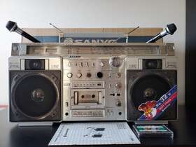 M-x920k Sanyo Am/fm Stereo Radio Cassette Recorder Boombox
