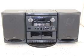 Mcd-s88 Sanyo Double Cassette/radio/cd 1