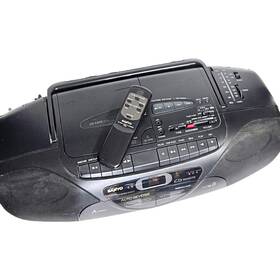 Mcd-z57 Sanyo Boombox Remote Vintage 100% Tested Year 1995 Radio Cd Cassette