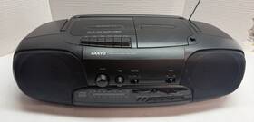 Mcd-z7 Sanyo Cd Cassette Boombox Am/fm Radio Portable Stereo Tested Works