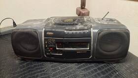 Mcd-z71 Sanyo Vintage Am/fm/cd/tape Modelno. Tested Works
