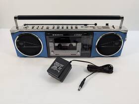 Mk7780 Sanyo M7780 Blue Radio Cassette Player Boombox - Broken Tape Deck Works