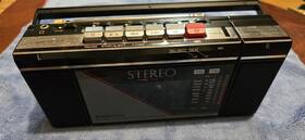 Ms200f Sanyo Mr-f10 Vintage Radio Stereo Cassette Recorder 4 Speaker Boombox