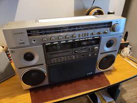 M-x960 Sanyo Mr-x20 Bigben Stereo Rare Silver Edition Boombox Domestic Japan