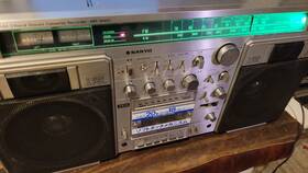 Mr-x920 Sanyo Boombox Vintage Stereo Jdm Import Mx-920 Rare Powers On