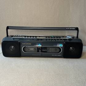 Mw797 Sanyo Vintage Radio Cassette Boombox Retro Portable Stereo Working