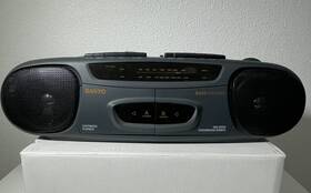 Mw8012 Sanyo Vintage Bassxpander Dual Cassette Am/fm Stereo