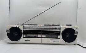 No.m-w15f Sanyo Vintage M-w15f Boombox Stereo System Radio Cassette Player Recorder Rare