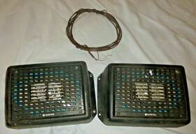 Sp75 Sanyo Vintage Lot Of 2 Coaxial 15 Speaker