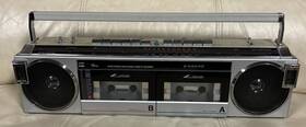W-730k Sanyo W730k Stereo Portable Boombox M Tested Working Vintage Cassette Player