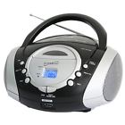 Sc-508-slv Supersonic Portable Cd Player Radio Boombox Usb Input New