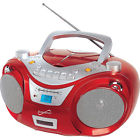 13964976830 Sc-709cd-rd Supersonic Portable Mp3-cd Player-red