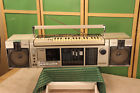 Sc300k Fisher Vtg Music Composer Boombox Keyboard Synth Radio