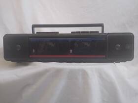 21444 Sears Robuck Double Cassette Boombox 2 Way Speaker System