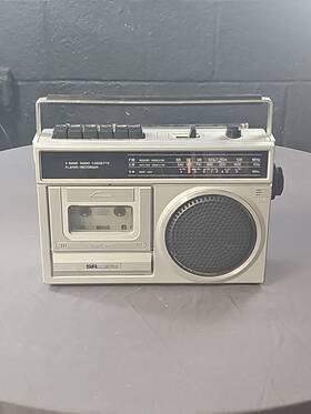 512.21190250 Sears Solid State Am-fm Radio Cassette Tape Recorder Ac/dc Power 512