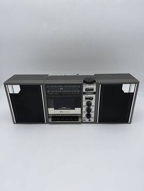 564.21374550 Sears Vintage Roebuck Boombox Cassette Radio Tested Works Read