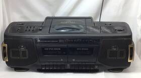 580.22744090 Sears Vintage Lxi Boombox Double Cassette Cd Am/fm Rare