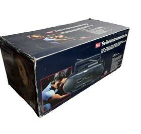 85cd Seiko Instruments Inc. Wkc Boombox Am/fm Radio Cd Player Dual Cassette Tested Original Box