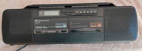 Wkc-23ll Seiko Instruments Dual Cassette Radio Boombox Digital Tuner Vintage