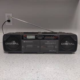 Wkc-24ll Seiko Instruments Sii Portable Boombox Stereo Dual Cassette Tape Player