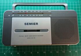 Semier 194852619258 Retro Cassette Player Recorder Boombox With Am/fm Radio Stereo Ac Or Battery