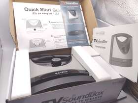Sb1001oi Serene Innovations Tv Soundbox Tv-sb Wireless Speaker Portable Sb1001 Tested